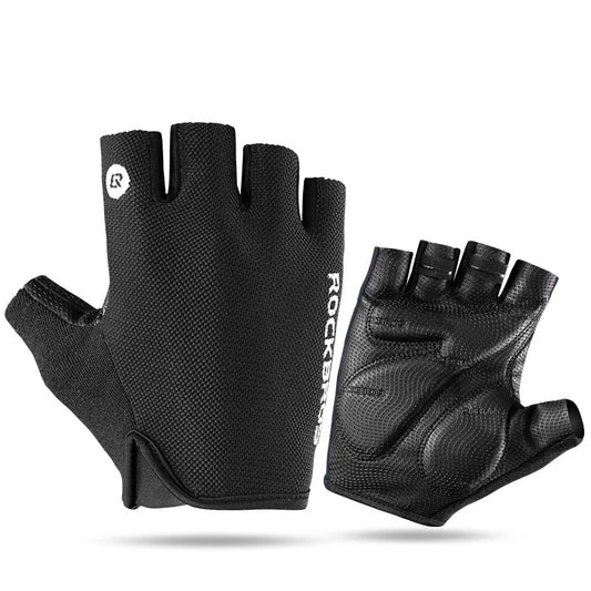 Bike Gloves Half Finger Summer Breathable Anti-Slip SBR Pad Shockproof MTB Road Bicycle Gloves Cycling Shorts Gloves